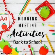 Описание: The 5 Best Back to School Morning Meeting Activities - Lessons By The Lake